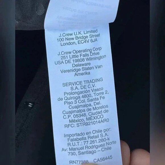 JCREW  Going-out blazer in stretch twill size 22 - Picture 15 of 15